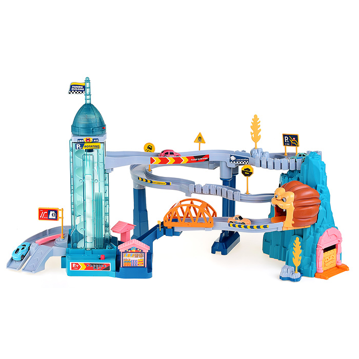 Фото к товару Паркинг-Трек 5503A "Лев" на батарейках, в коробке Паркинг-Трек 5503A "Лев" на батарейках, в коробке