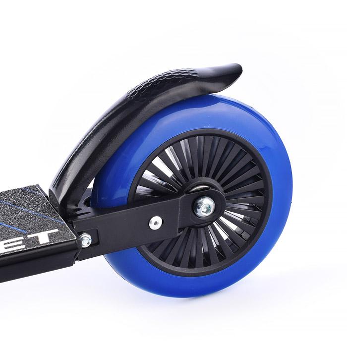 Фото к товару Самокат 2-х колесный ROCKET,колеса PU/ 125 мм,ABEC 7, синий Самокат 2-х колесный ROCKET,колеса PU/ 125 мм,ABEC 7, синий