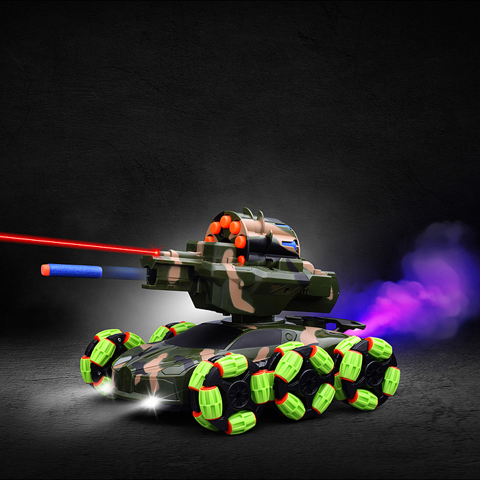 Фото к товару Машина QF665-12A "Rasing с пушкой-3" р/у, 27MHz, в коробке Машина QF665-12A "Rasing с пушкой-3" р/у, 27MHz, в коробке