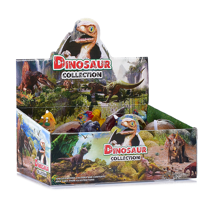 Игрушка-сюрприз 929-90 "Dinosaur collection" (свет, музыка) в яйце