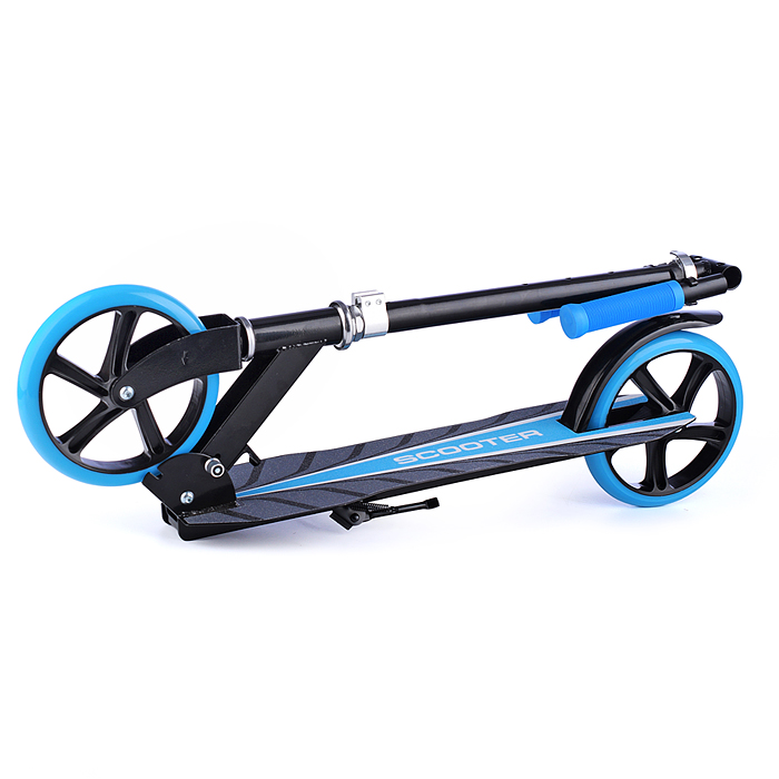 Самокат U037838Y 2-х кол., голубой, PU/ 200 мм, ABEC 7, в коробке