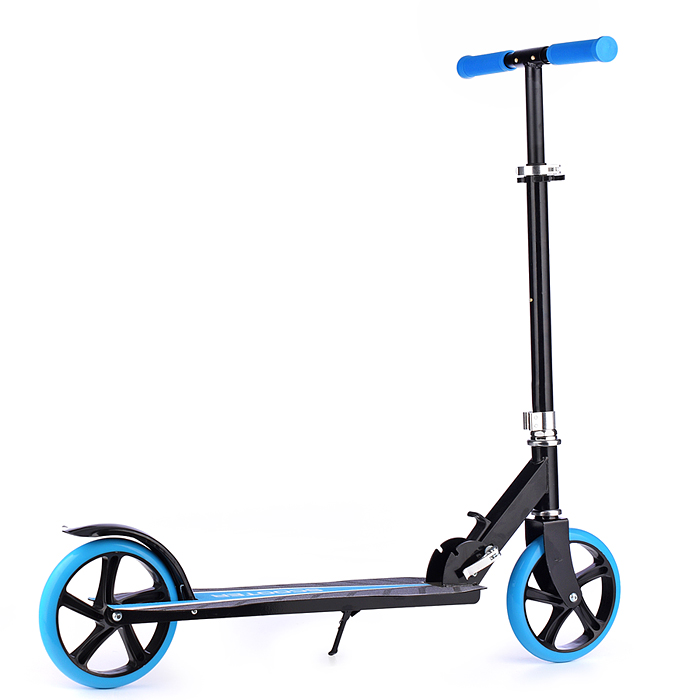 Самокат U037838Y 2-х кол., голубой, PU/ 200 мм, ABEC 7, в коробке