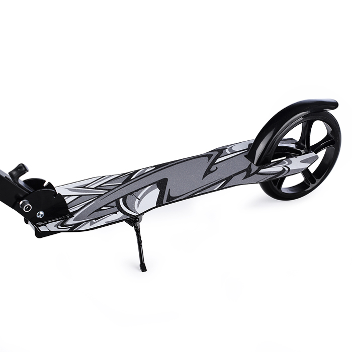 Самокат U037840Y 2-х кол., черный, PU/ 200 мм, ABEC 7, в коробке