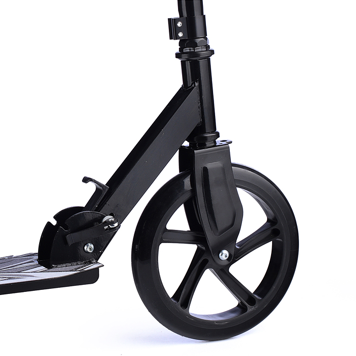 Самокат U037840Y 2-х кол., черный, PU/ 200 мм, ABEC 7, в коробке