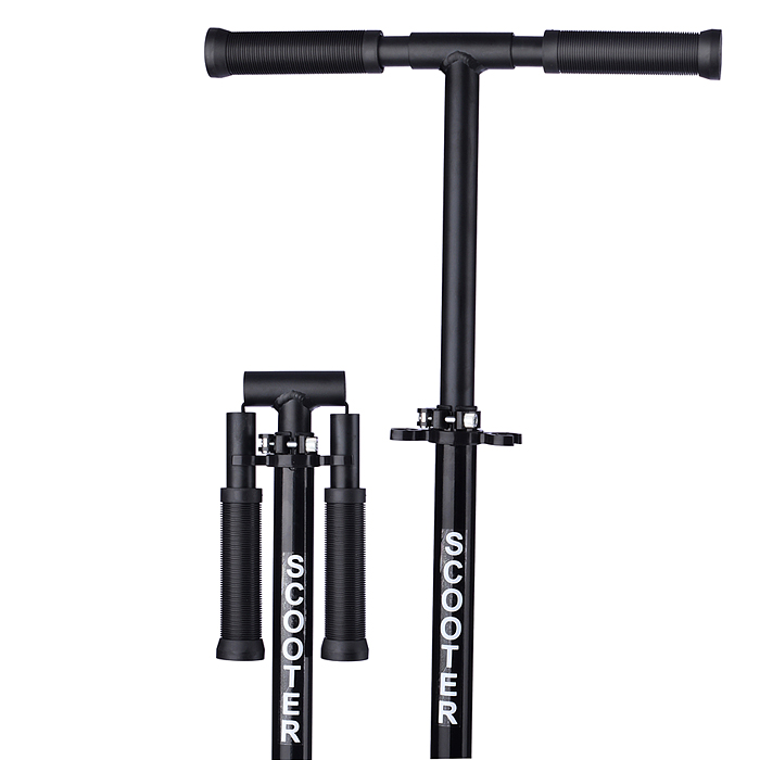 Самокат U037840Y 2-х кол., черный, PU/ 200 мм, ABEC 7, в коробке