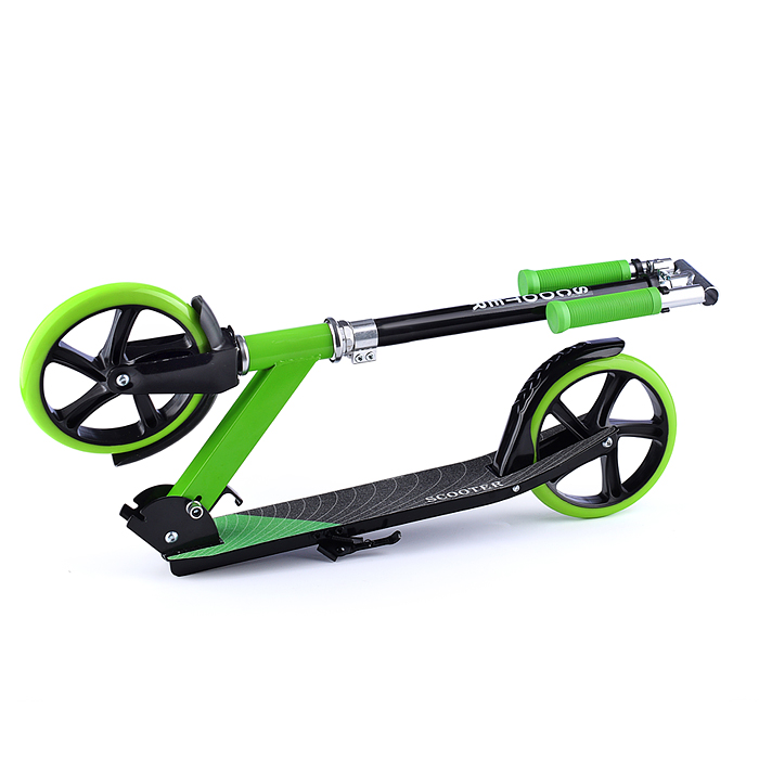 Самокат U037839Y 2-х кол., зеленый, PU, ABEC 7, в коробке