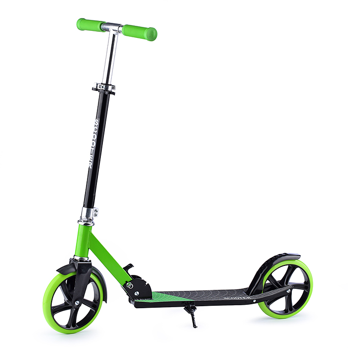 Самокат U037839Y 2-х кол., зеленый, PU, ABEC 7, в коробке