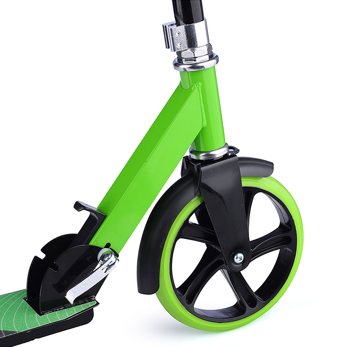 Самокат U037839Y 2-х кол., зеленый, PU, ABEC 7, в коробке