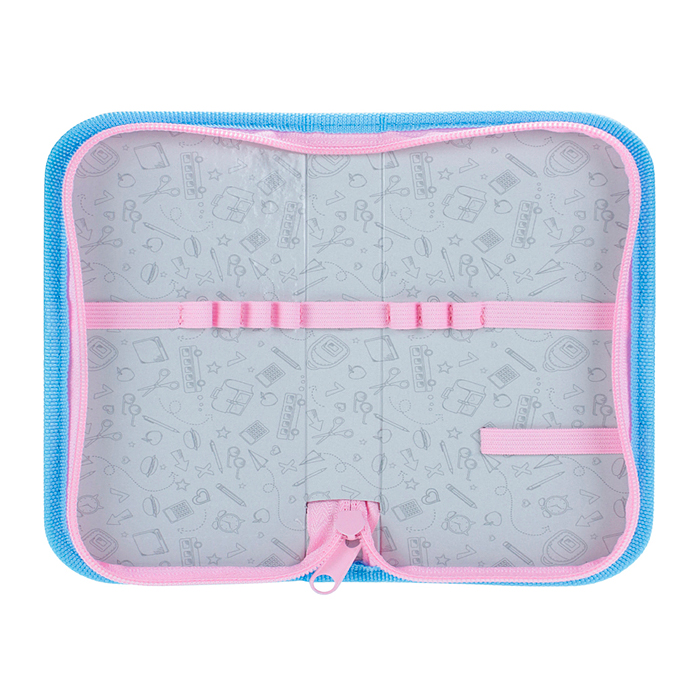 Пенал 1-секц, средний "Милая фламинго" 