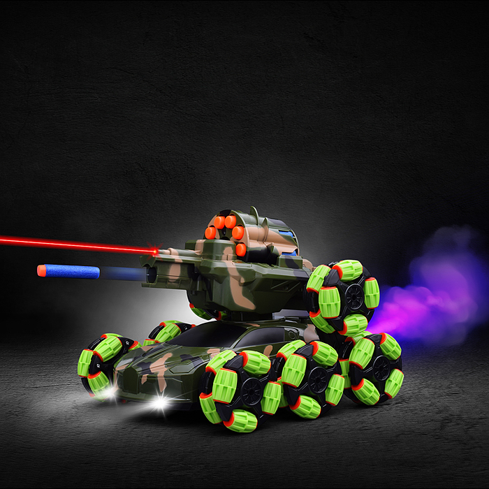 Машина QF669-14A "Супертанк" на р/у 27 MHz, в коробке