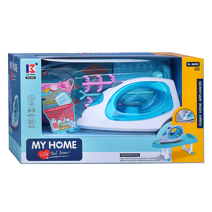 Бытовая техника 3256 "Утюг с гладильной доской" в коробке