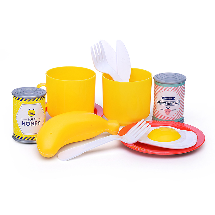 Набор бытовой техники 3202A "Кофеварка, тостер" с аксессуарами, в коробке