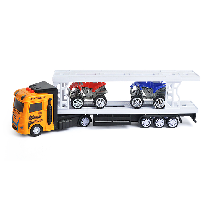 Автовоз 99A6-3C с квадроциклами, в коробке