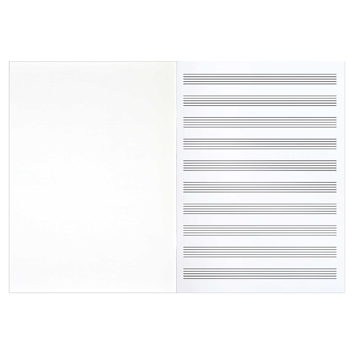 Тетрадь для нот 8 л. "Белый рояль" А4, 