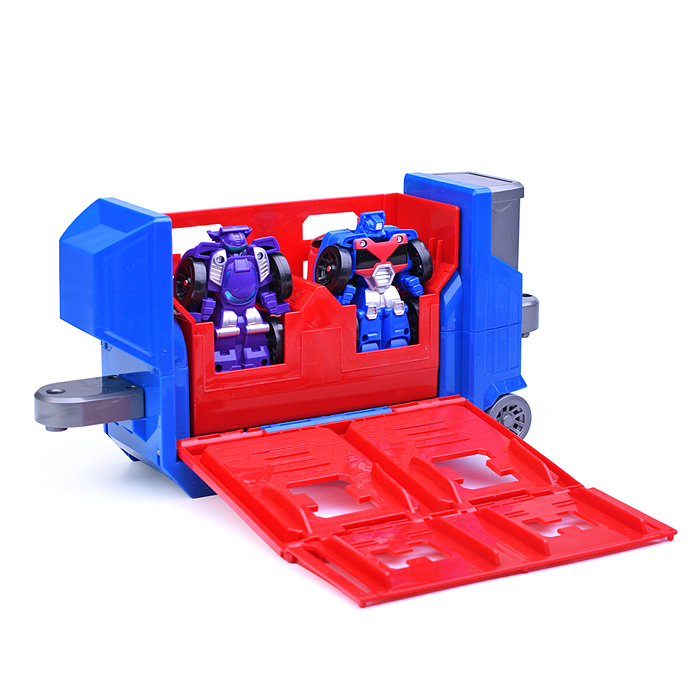 Гараж 1024 с катапультой и двумя машинками, в коробке