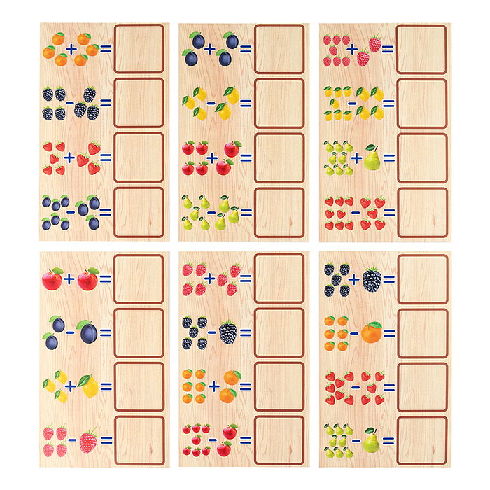 Лото с деревянными фишками "Моя первая арифметика" (деревянная коробка)