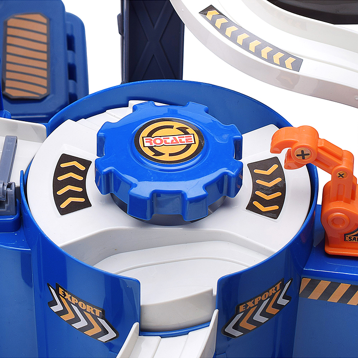 Парковка-трек JP588-12 "Полицейский участок" в коробке