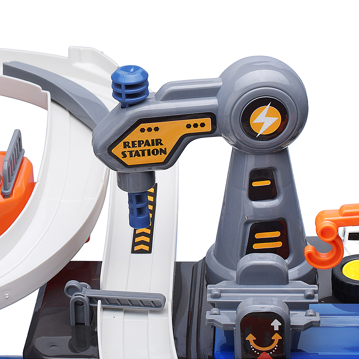 Парковка-трек JP588-12 "Полицейский участок" в коробке