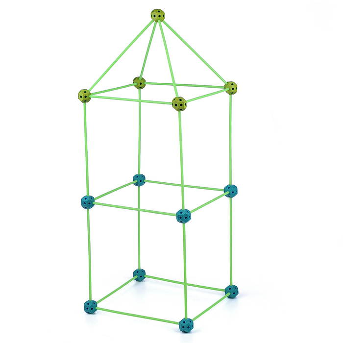 Конструктор ZP012 "Палатка" (74 дет.) в коробке