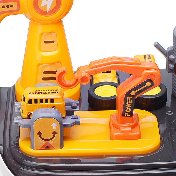 Парковка-трек JP588-13 "Стройплощадка" в коробке