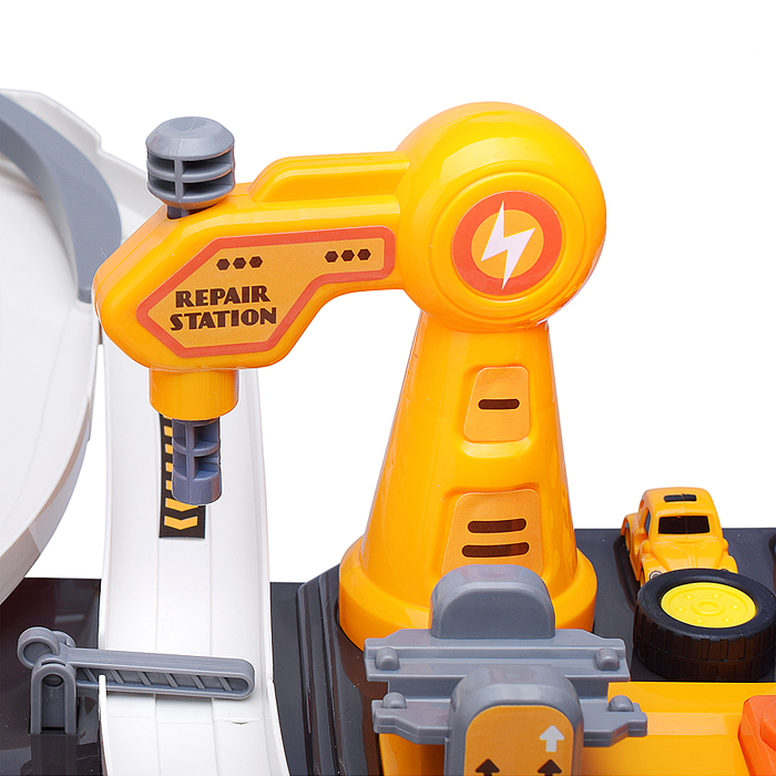 Парковка-трек JP588-13 "Стройплощадка" в коробке