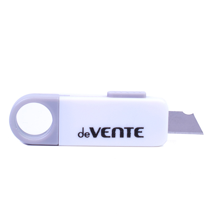 Нож канцелярский "Mentality" размер МИНИ (дорожный) 7x2,2 см, размер лезвия 4,2x1,6 см, пла