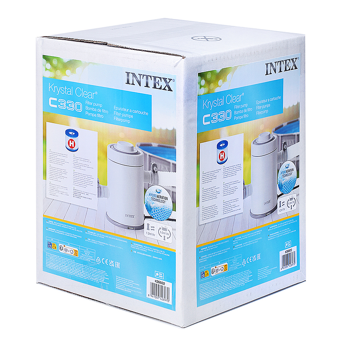 Фильтр-насос для бассейнов с картриджем типа «H», 1250 л/ч, 26602 INTEX