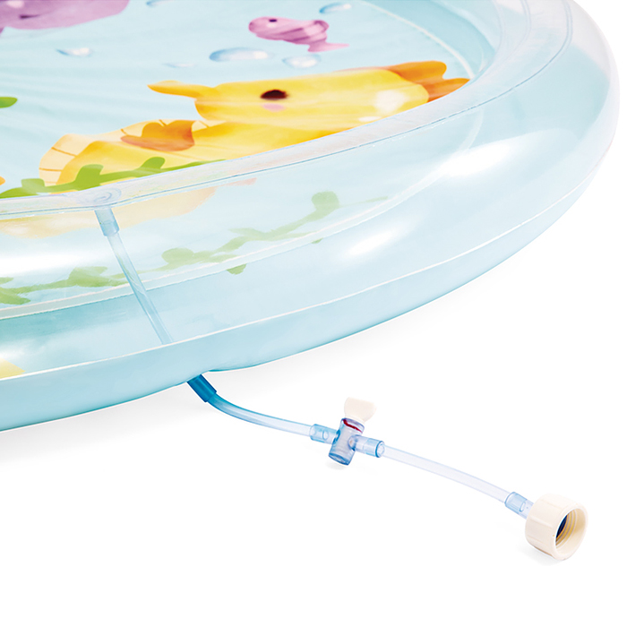 Фото к товару Бассейн детский надувной с фонтанчиками Intex "Пальма" (173х104 см, 166 л) Бассейн детский надувной с фонтанчиками Intex "Пальма" (173х104 см, 166 л)