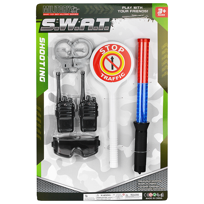 Набор полицейского JL2023-36 "S.W.A.T." на листе