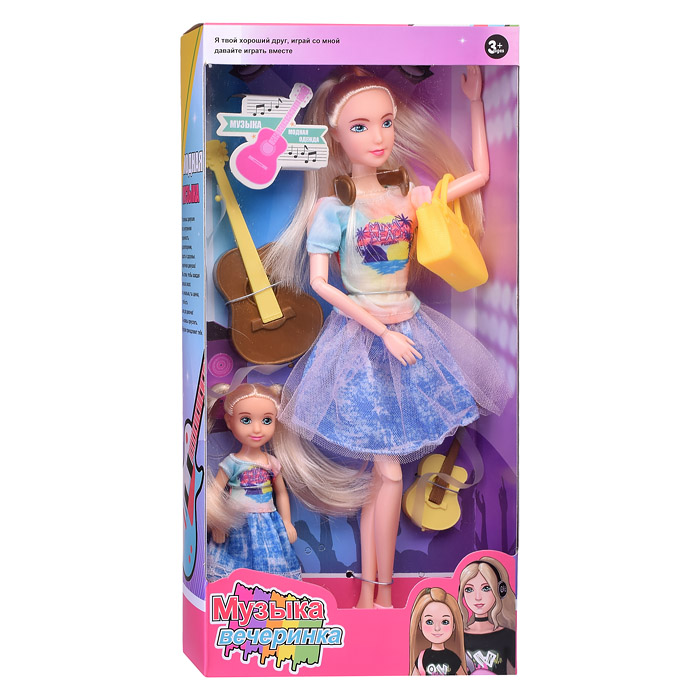 Кукла 1890B "Музыкальная вечеринка" с аксессуарами, в коробке