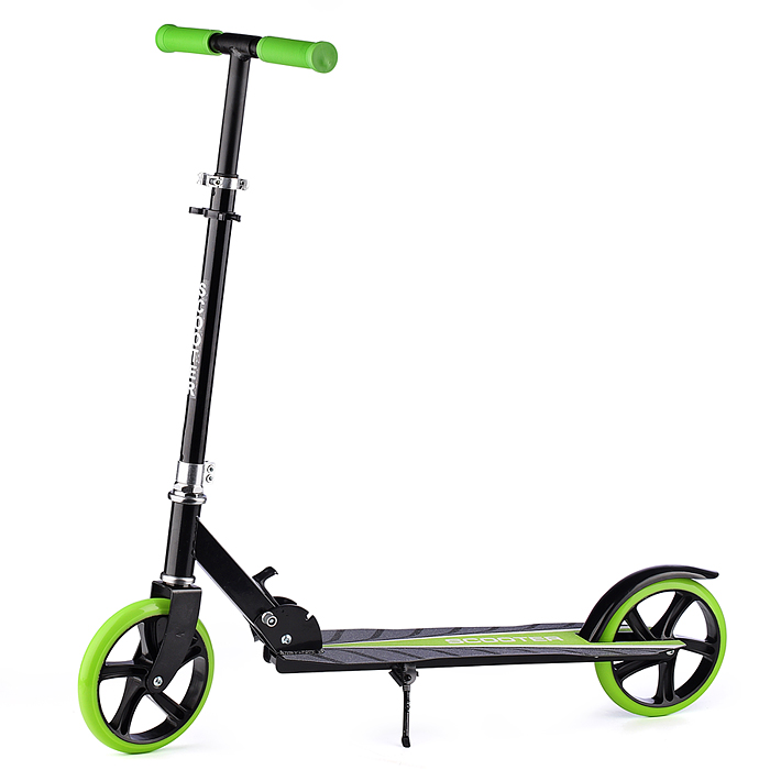 Самокат U037838Y 2-х кол., зеленый, PU/ 200 мм, ABEC 7, в коробке