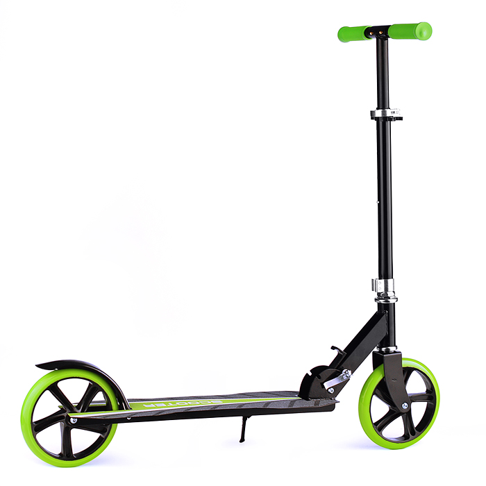 Самокат U037838Y 2-х кол., зеленый, PU/ 200 мм, ABEC 7, в коробке