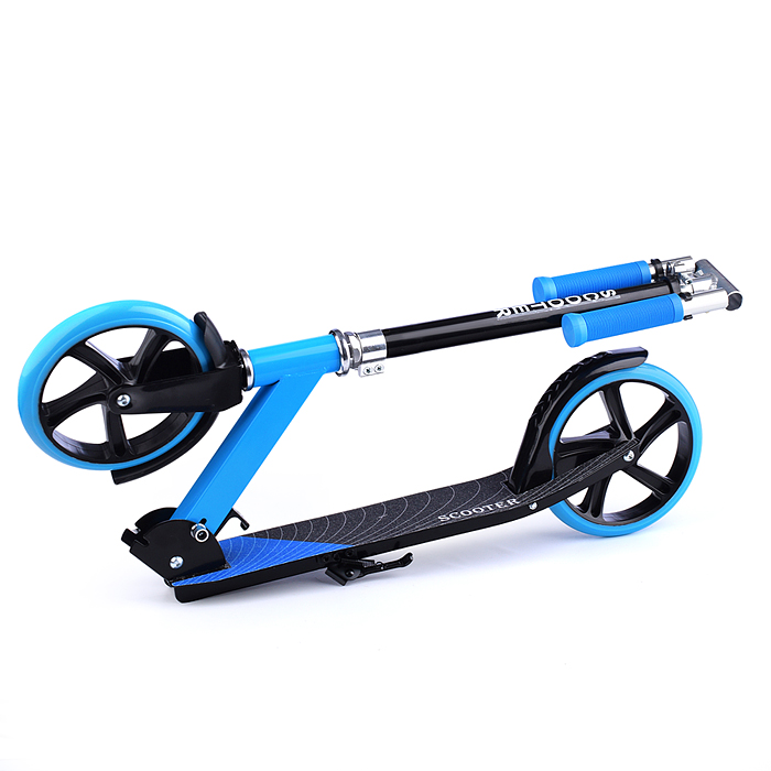 Самокат U037839Y 2-х кол., голубой, PU, ABEC 7, в коробке