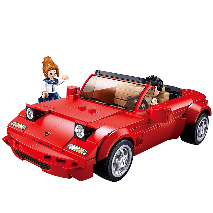 Конструктор M38-B1126 "Модельки: Кабриолет" (264 дет.) в коробке