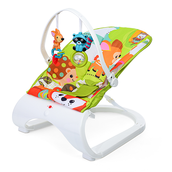 Шезлонг детский 68117 "Яркий мир" в коробке