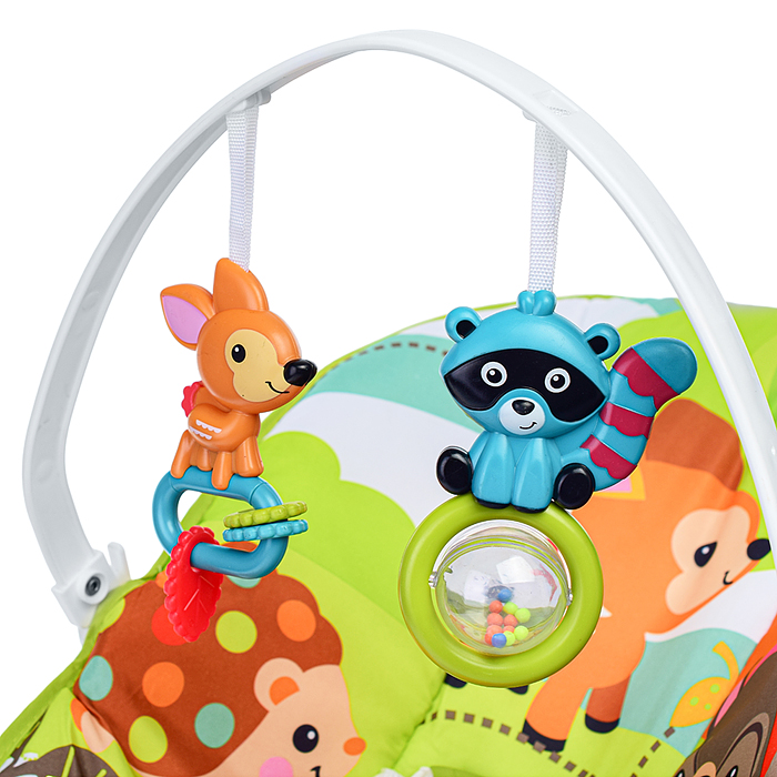 Шезлонг детский 68117 "Яркий мир" в коробке