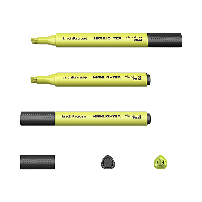 Текстмаркер Visioline V-17 Neon, цвет чернил желтый 