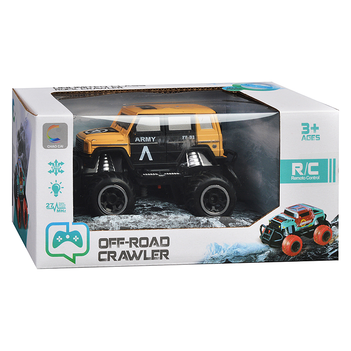 Машина 6148-15 "Внедорожник Армия-2" на р/у, 27 MHz, в коробке