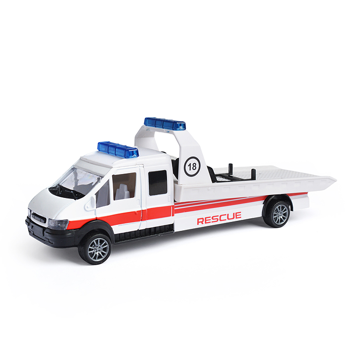 Набор 889-329 "Эвакуатор" с техникой, в коробке