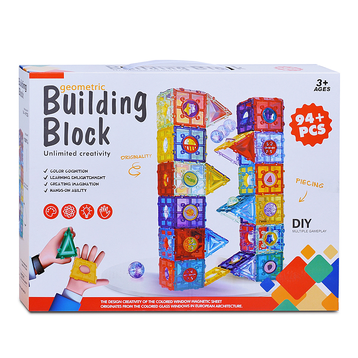 Фото к товару Конструктор 2012 "Строительная геометрия" (94 дет.) в коробке Конструктор 2012 "Строительная геометрия" (94 дет.) в коробке