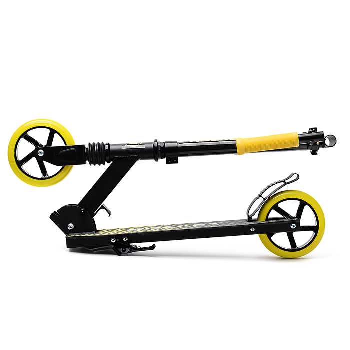 Самокат детский R0201 ROCKET,алюминиевый, колеса PU, 145 мм, жёлтый