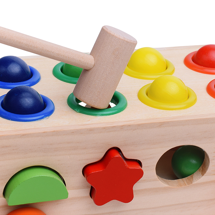 Сортер D1890 "Трейлер-стучалка с геометрическими фигурами"