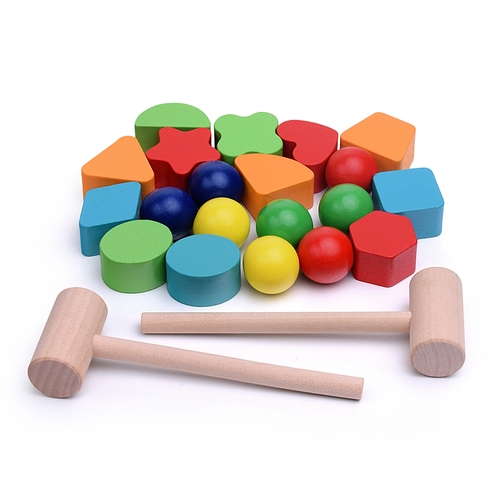 Сортер D1890 "Трейлер-стучалка с геометрическими фигурами"