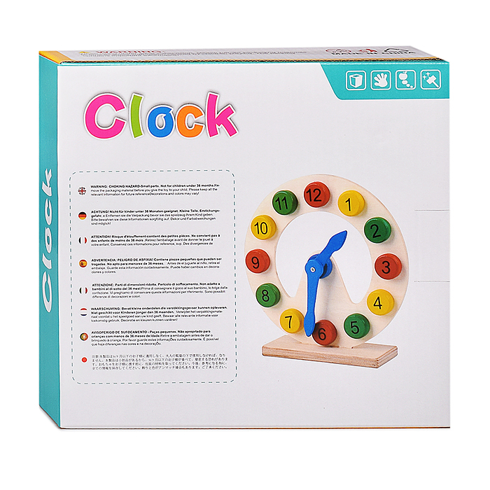 Фото к товару Часы D1910 "Изучаем время" Часы D1910 "Изучаем время"