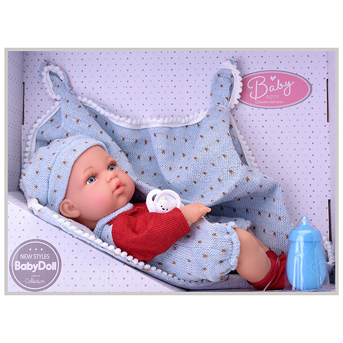 Пупс 9572 с аксессуарами, в коробке