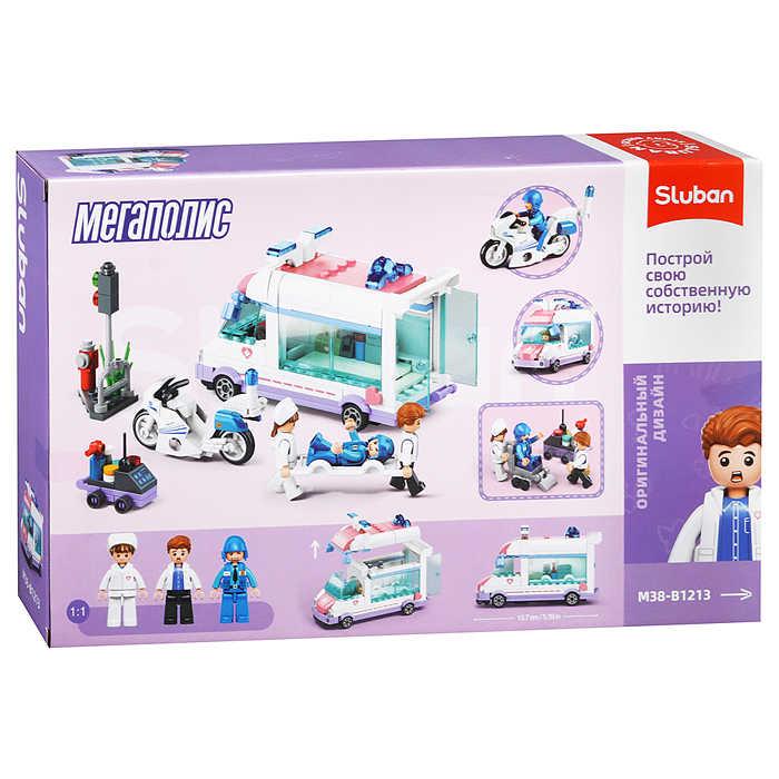 Конструктор M38-B1213 "Скорая помощь" 