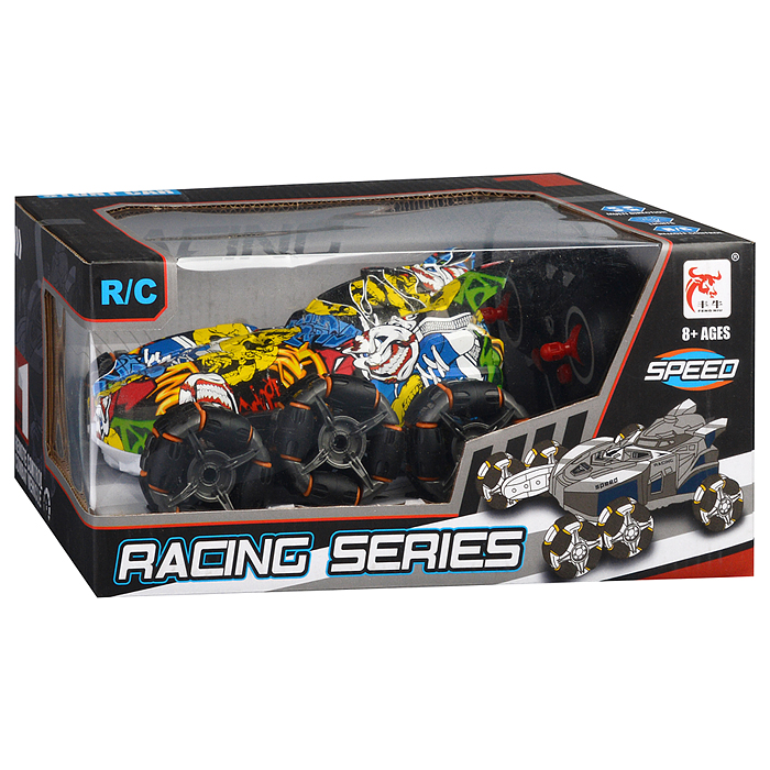 Фото к товару Машина FN150T "Racing series, графити" р/у, 27 MHz, в коробке Машина FN150T "Racing series, графити" р/у, 27 MHz, в коробке