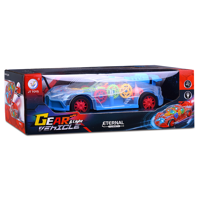 Машина JT675 "Спортивная" с распылителем, р/у, 27 MHz, в коробке