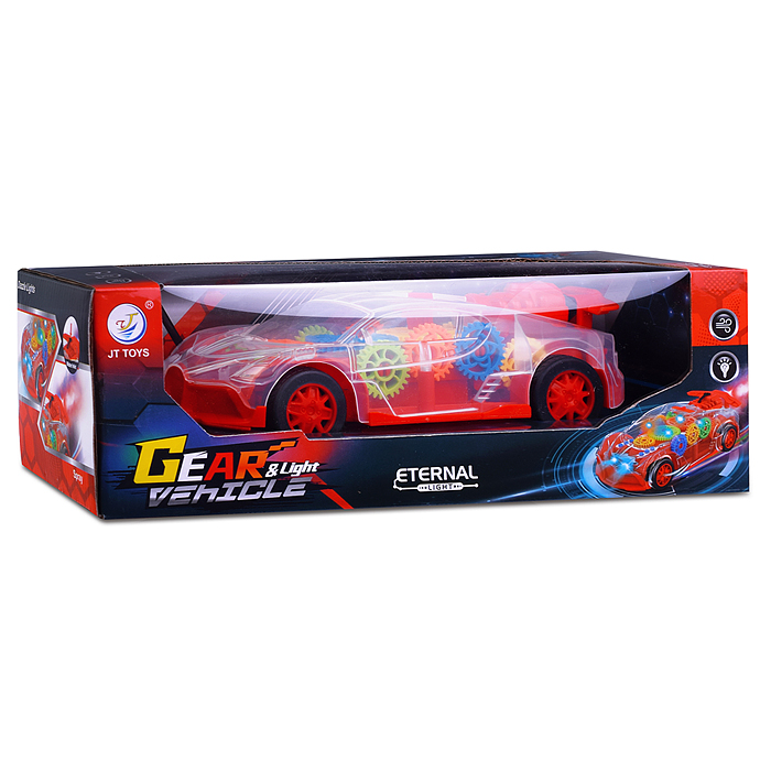 Машина JT675 "Спортивная" с распылителем, р/у, 27 MHz, в коробке