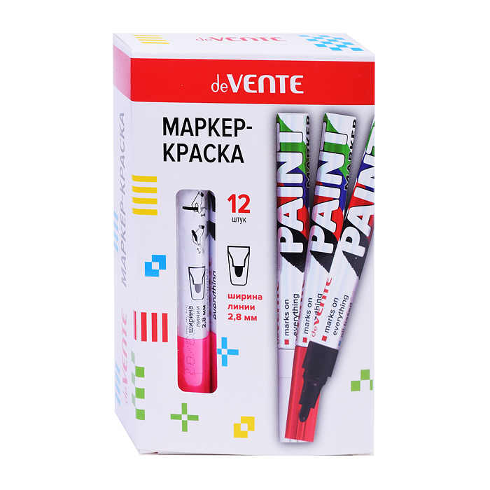 Фото к товару Маркер-краска розовая, круглый алюминиевый корпус, с клипом, нитро-основа, пулевидный наконечник Маркер-краска розовая, круглый алюминиевый корпус, с клипом, нитро-основа, пулевидный наконечник